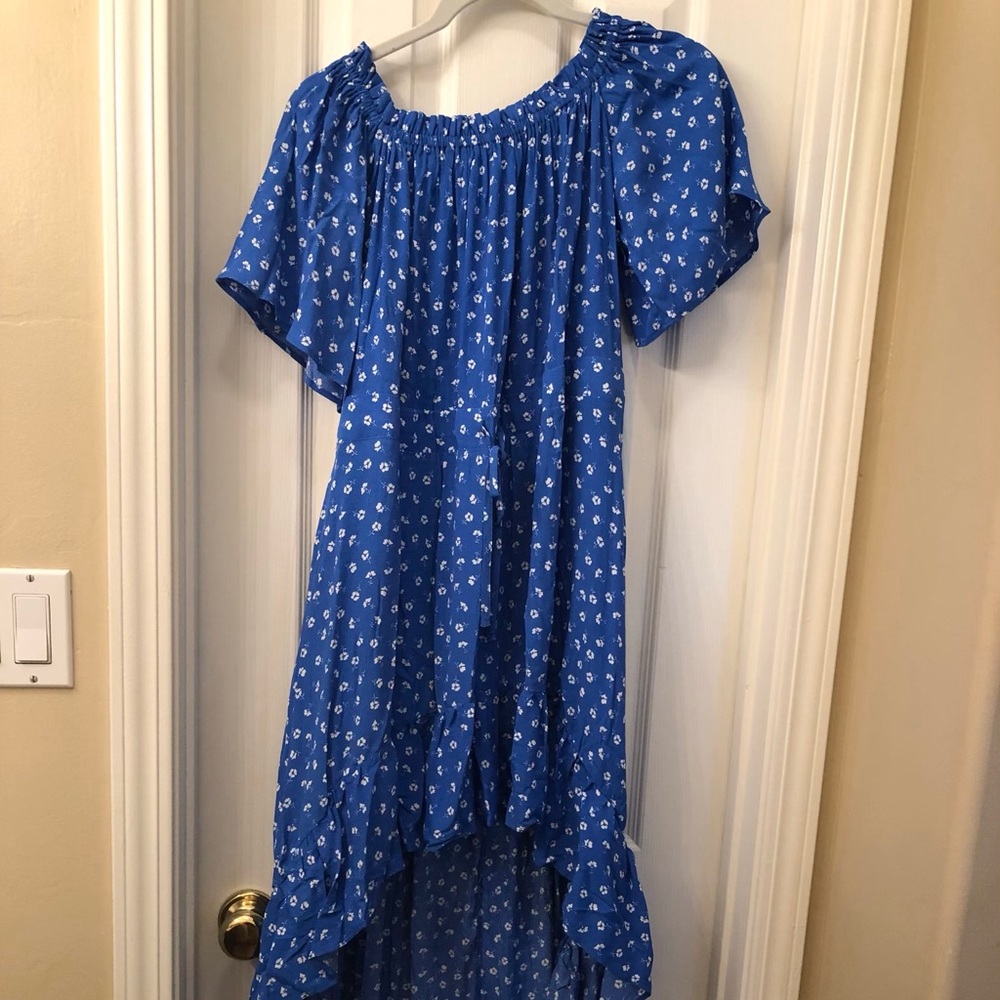 Vici High-low off the shoulder dress